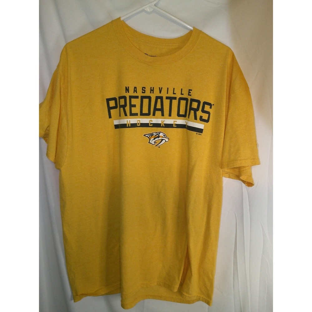 Champion Nashville Predators Hockey T-Shirt Graphic Tee Mens XL